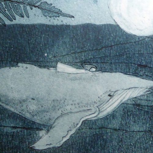 Experimental Collagraph Workshop_whale