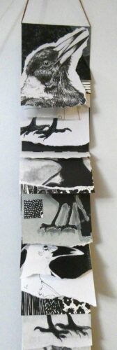 A Mischief of Magpies artist book by Sandra Pearce